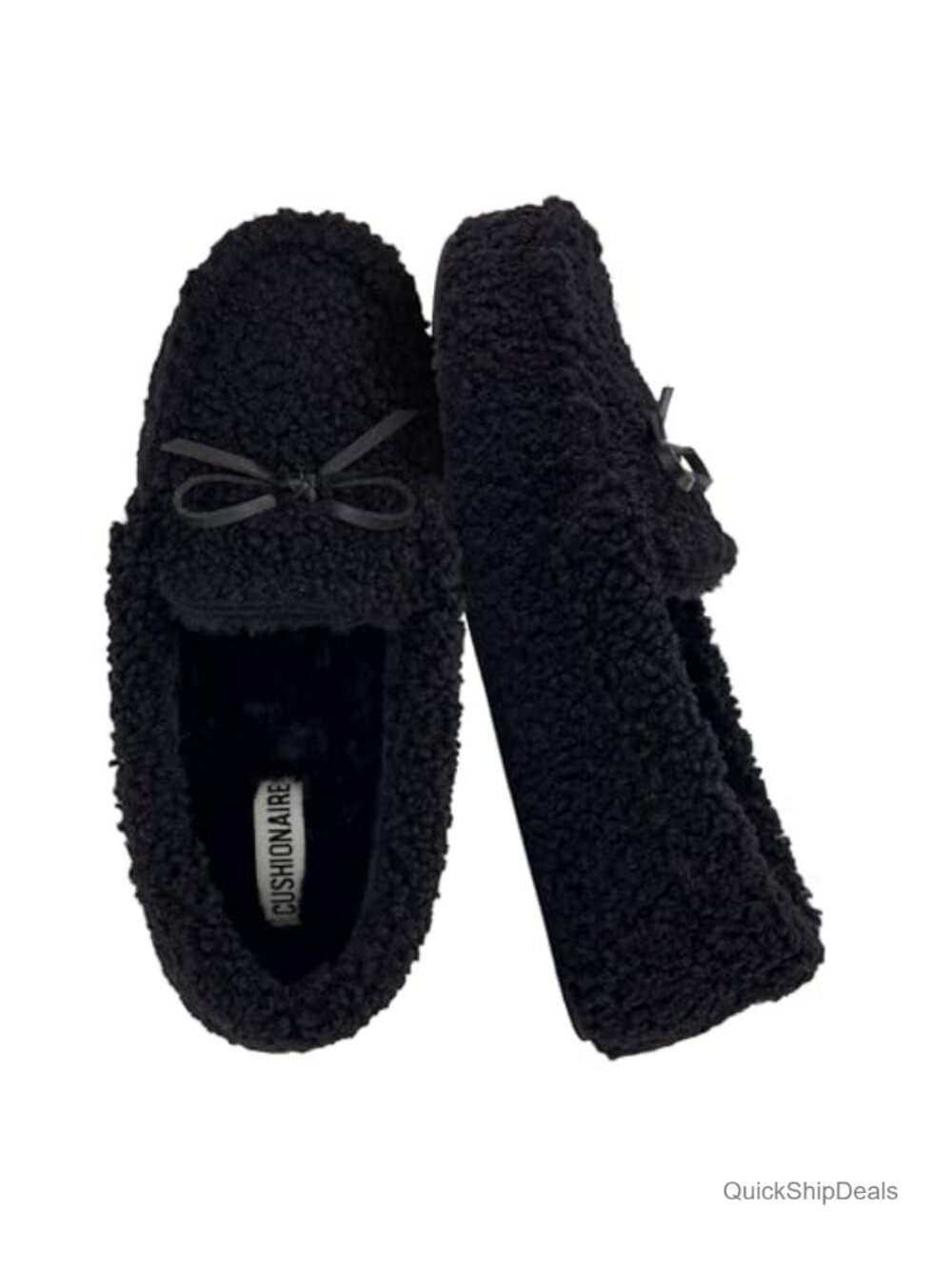 Faux Sherpa Mocc with Memory Foam, Slip-On, Indoor/Outdoor